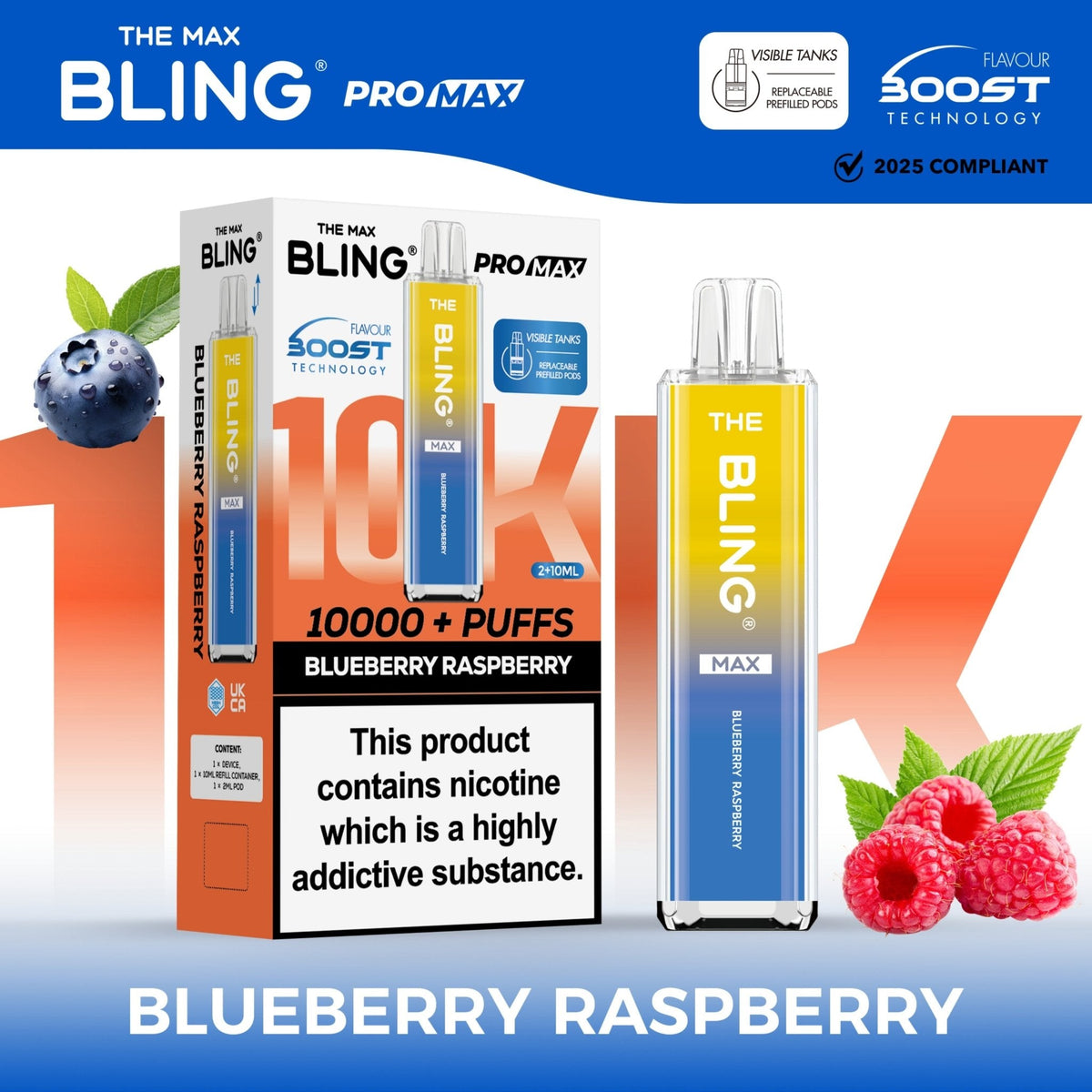 Shop The Crystal Bling Max 10k Vape Kit Box of 5