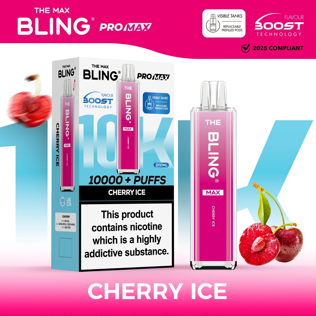 Shop The Crystal Bling Max 10k Vape Kit Box of 5