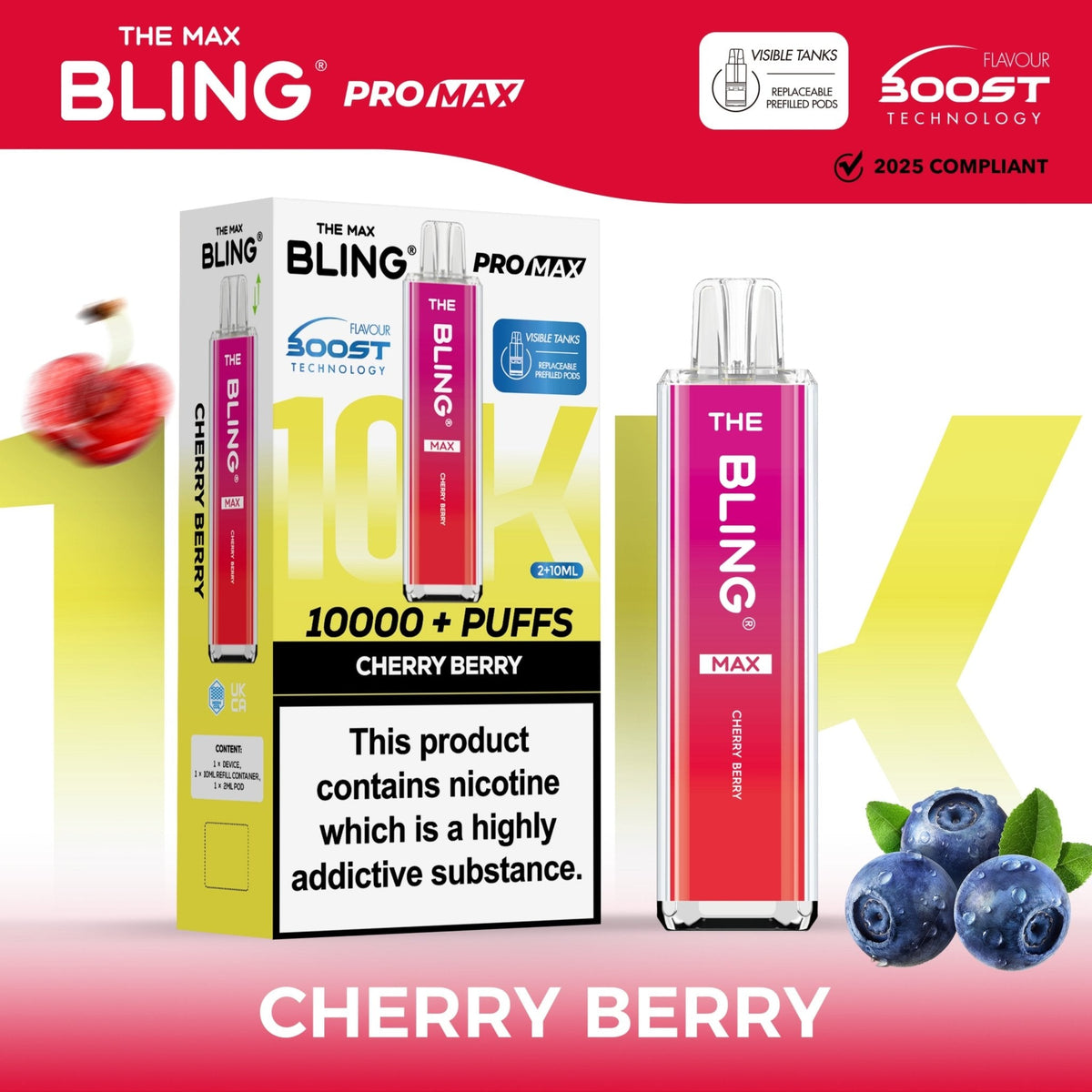 Shop The Crystal Bling Max 10k Vape Kit Box of 5