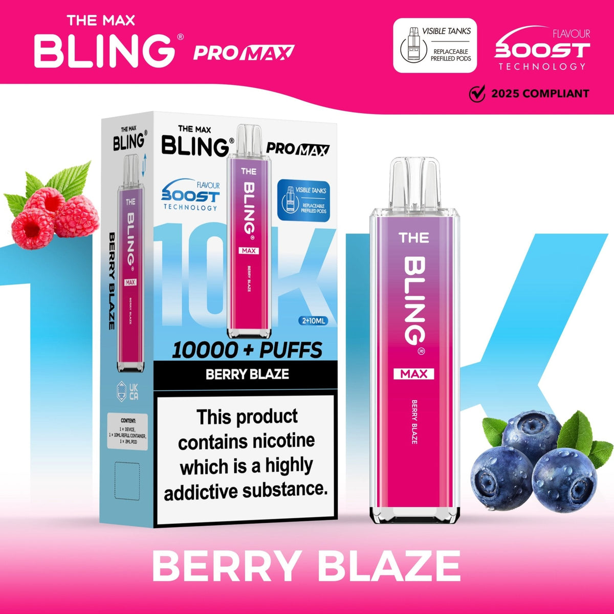 Shop The Crystal Bling Max 10k Vape Kit Box of 5