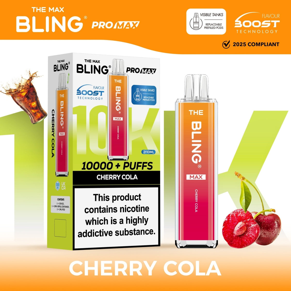 Shop The Crystal Bling Max 10k Vape Kit Box of 5