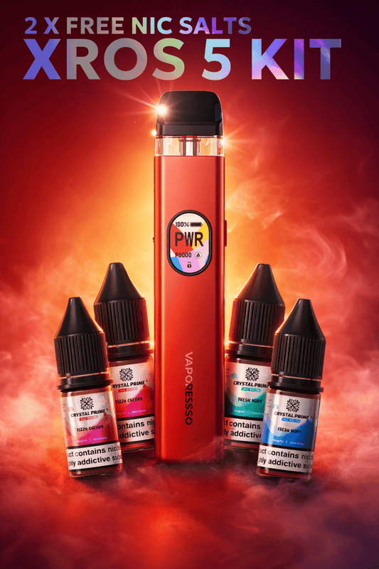Shop Vaporesso Xros 5 Vape Kit + 2 Free Nic Salts