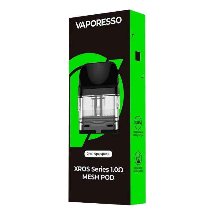 Shop Vaporesso Xros Series 1.0 Ohm Mesh Pods - 4Pack