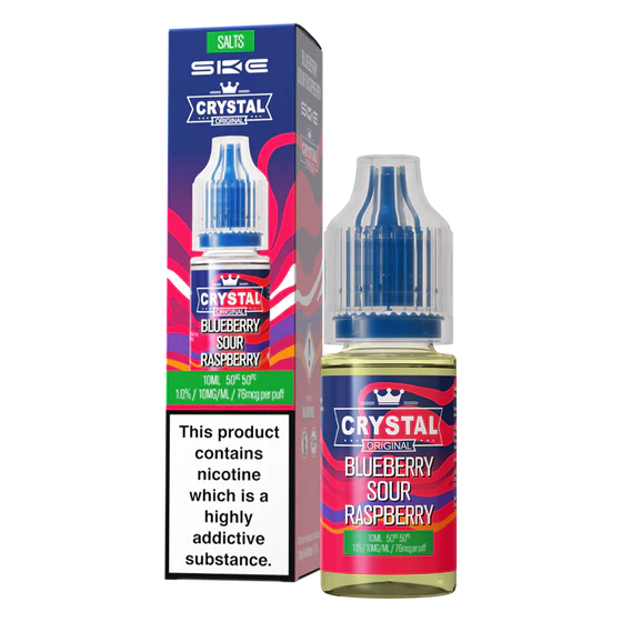 Ske Crystal Nic Salts E-liquids - Blueberry Sour Raspberry
