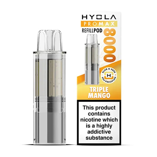 Hyola Pro Max 8000 Refill Pods - Triple Mango